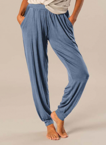 Bambubukser, blå i gruppen Bambustøj / Loungewear hos Sleep in Silk (9208114)