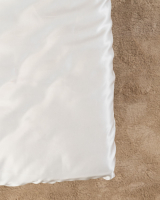 Lagen af silke, 150x260 cm, 16 momme, hvid