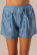Silke shorts jeansblå