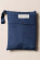Sovepose silke 115 x 220 cm, marineblå
